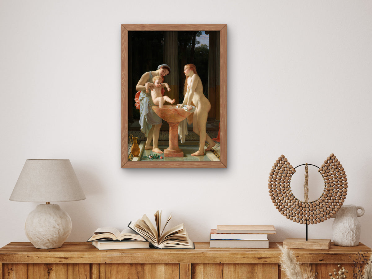 The Bath by Charles Gleyre 1868, Wall Art Print, Fine Art Reproduction, Museum Quality Decor, Poster