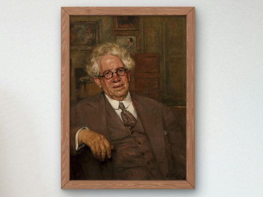 Portrait of José da Silva Brandão by Eliseu Visconti 1932, Wall Art Print, Fine Art Reproduction, Museum Quality Decor, Poster