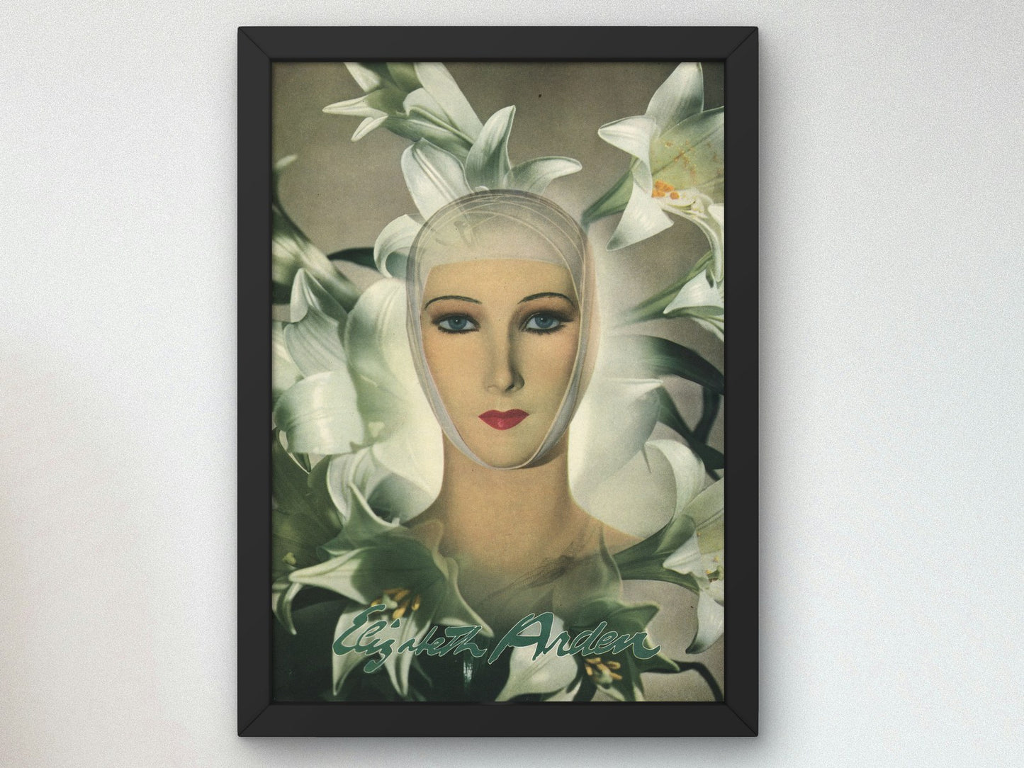 Elizabeth Arden Inc. Advertisement by Adolf de Meyer 1927, Wall Art Print, Fine Art Reproduction, Museum Quality Decor, Poster