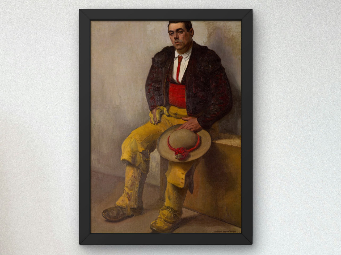 El Picador by Diego Rivera 1909, Wall Art Print, Fine Art Reproduction, Museum Quality Decor, Poster