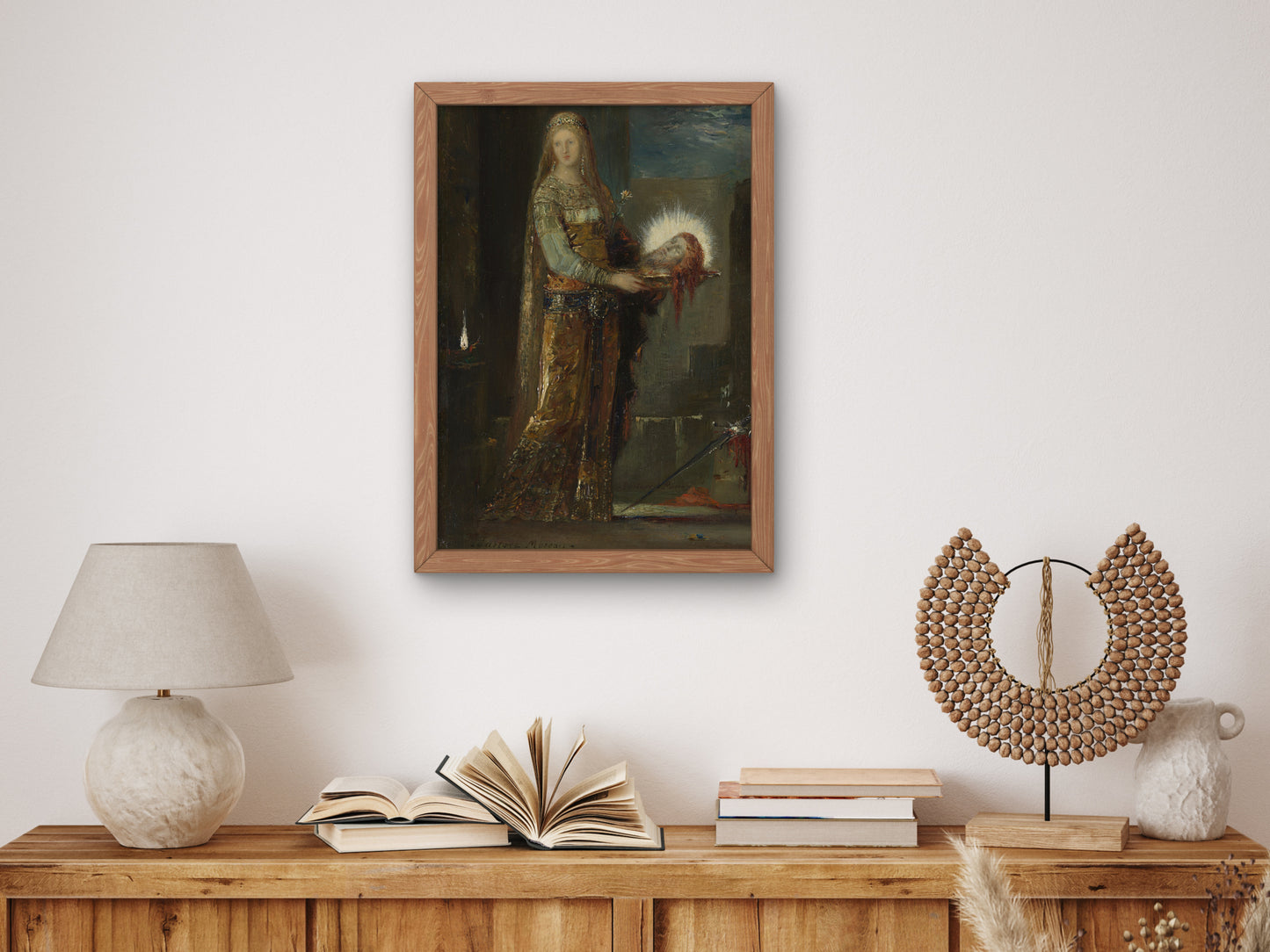 Salome with the Head of John the Baptist by Gustave Moreau 1876, Wall Art Print, Fine Art Reproduction, Museum Quality Decor, Poster