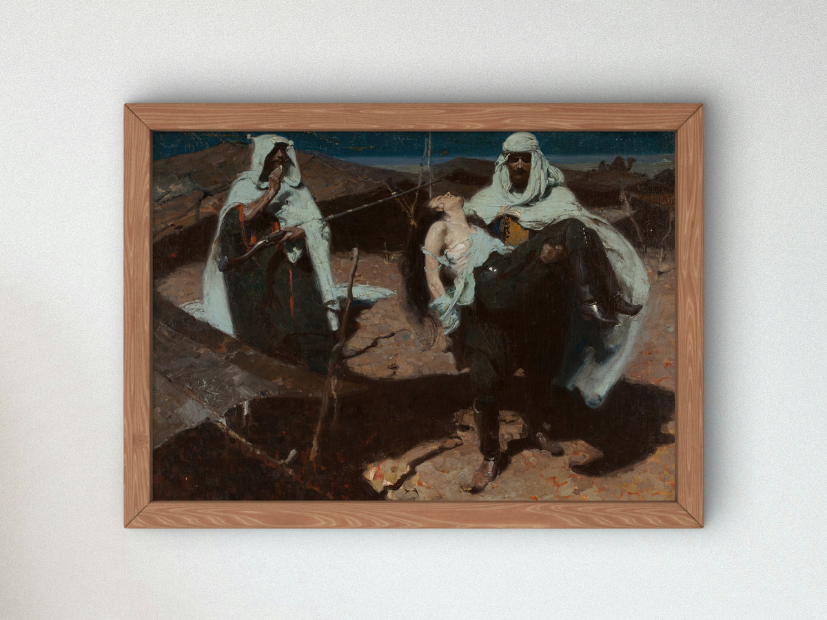 The Desert Healer by Dean Cornwell 1922, Wall Art Print, Fine Art Reproduction, Museum Quality Decor, Poster