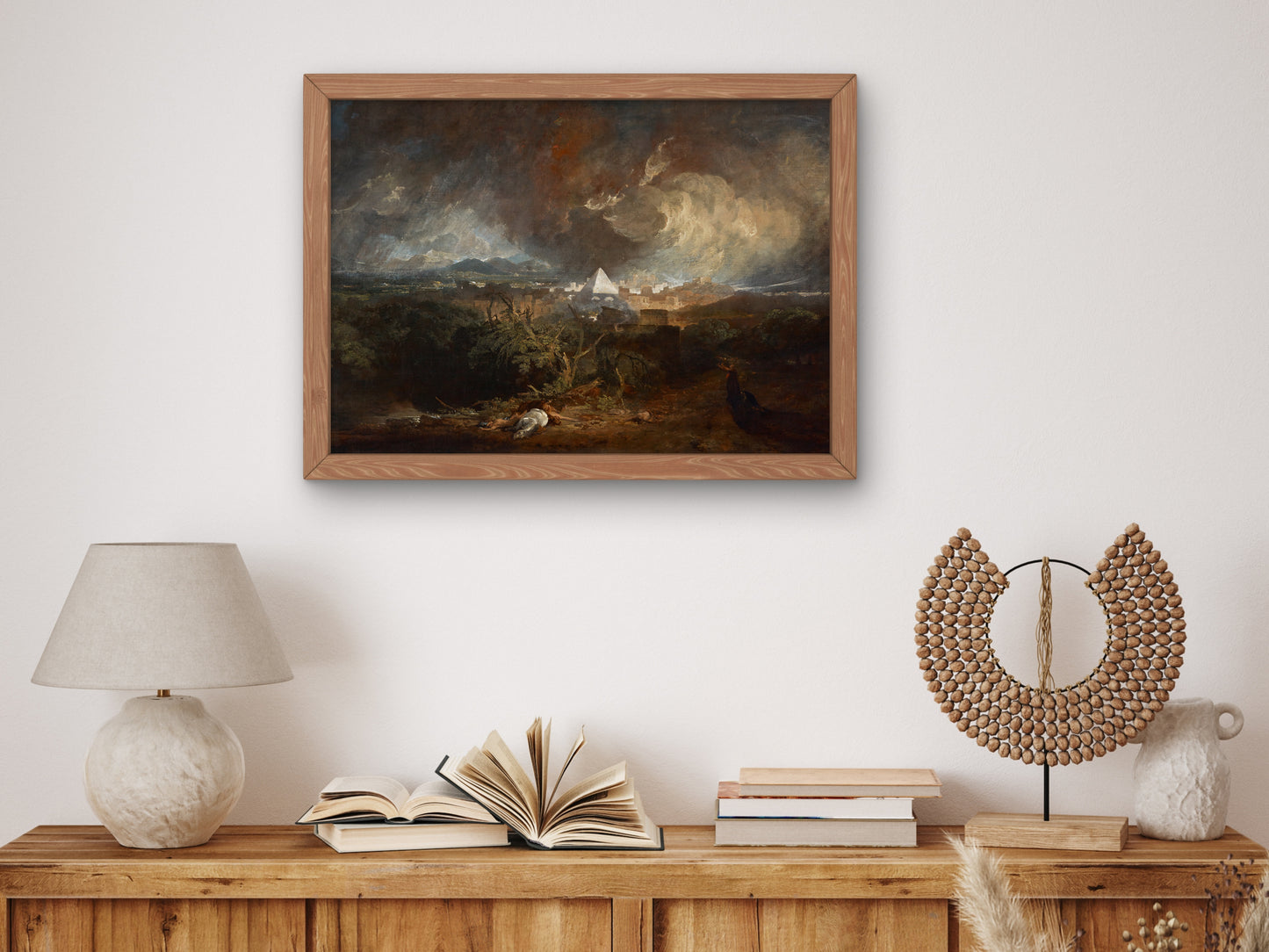 The Fifth Plague Of Egypt by Joseph Mallord William Turner 1800, Wall Art Print, Fine Art Reproduction, Museum Quality Decor, Poster