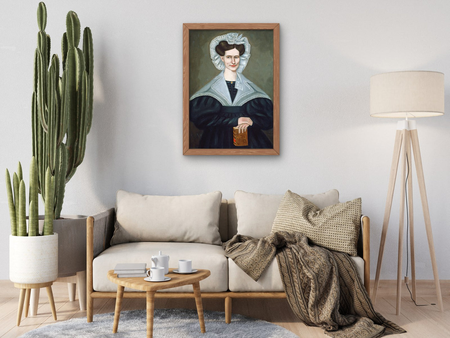 Mrs. Harlow A. Pease by Erastus Salisbury Field 1837, Wall Art Print, Fine Art Reproduction, Museum Quality Decor, Poster