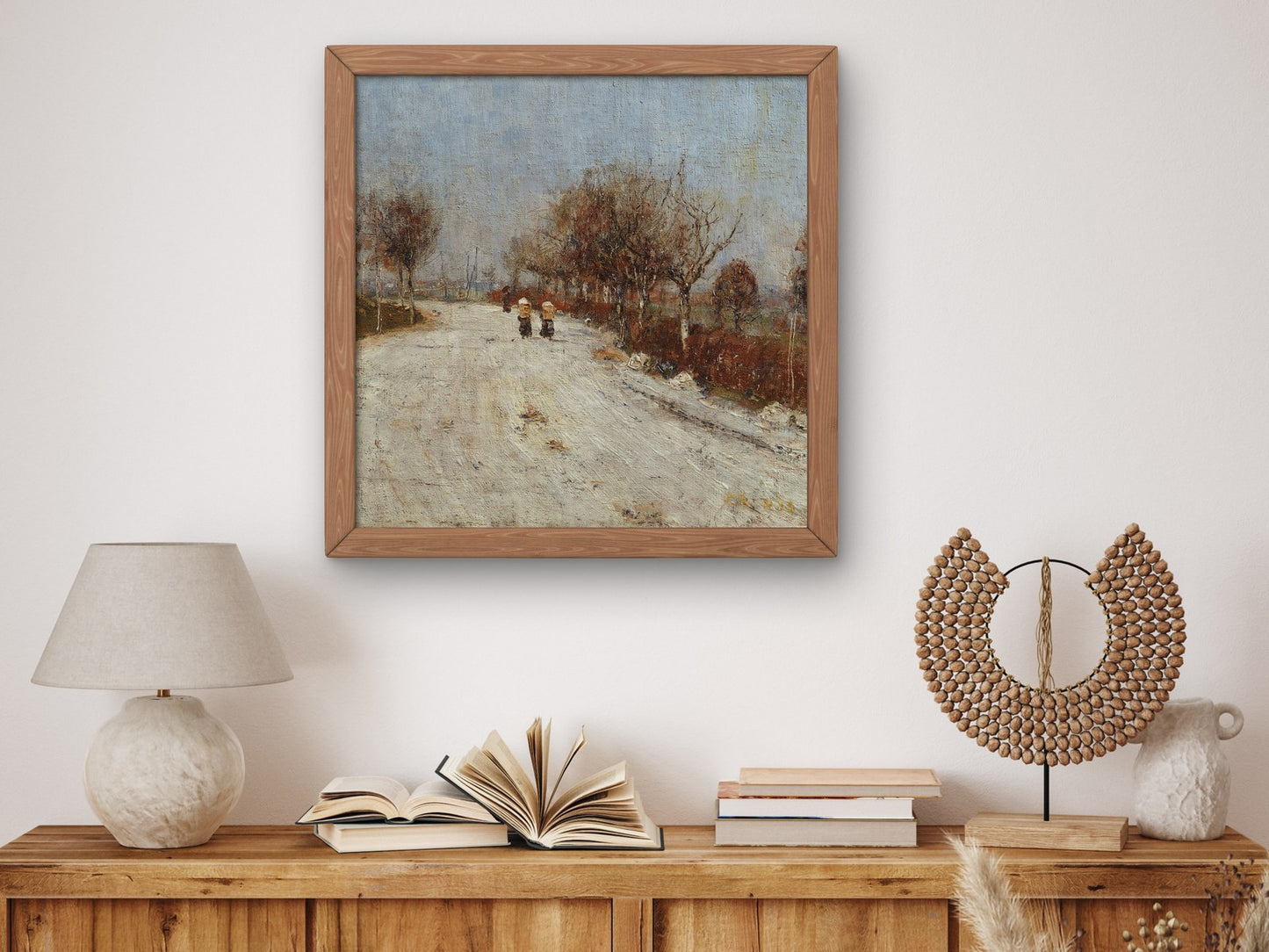 The Road to Gelmeroda by Christian Rohlfs 1893, Wall Art Print, Fine Art Reproduction, Museum Quality Decor, Poster