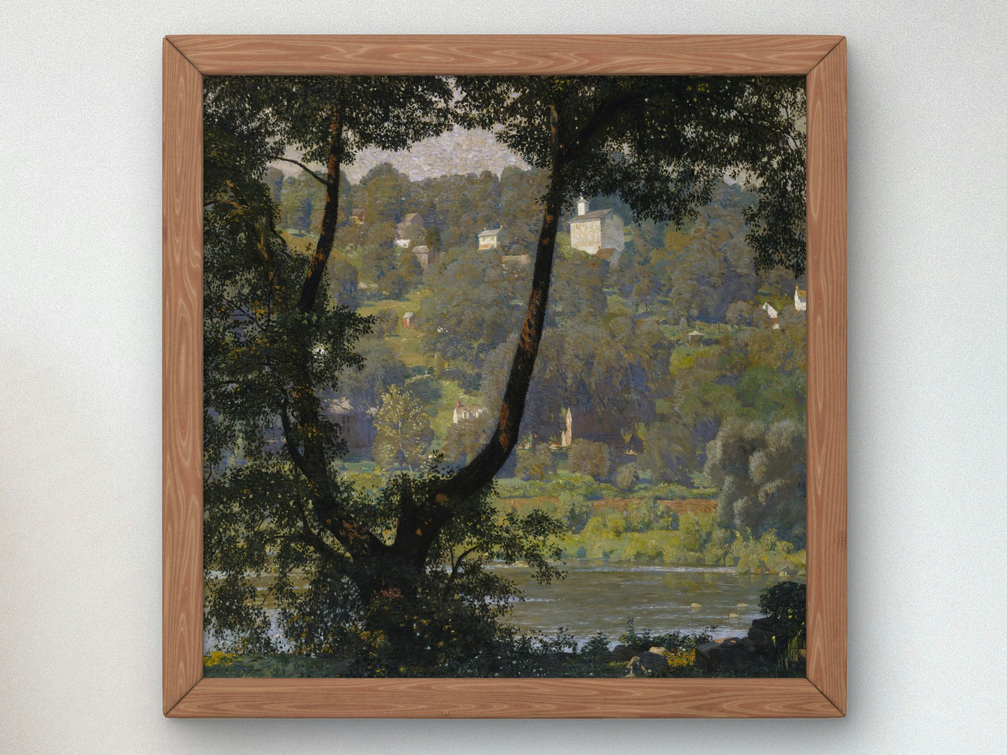 Tohickon by Daniel Garber 1920, Wall Art Print, Fine Art Reproduction, Museum Quality Decor, Poster