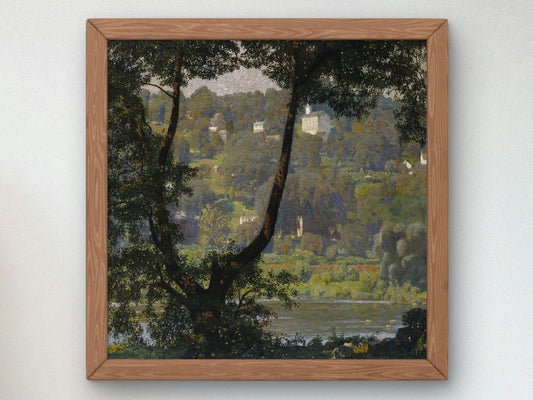 Tohickon by Daniel Garber 1920, Wall Art Print, Fine Art Reproduction, Museum Quality Decor, Poster
