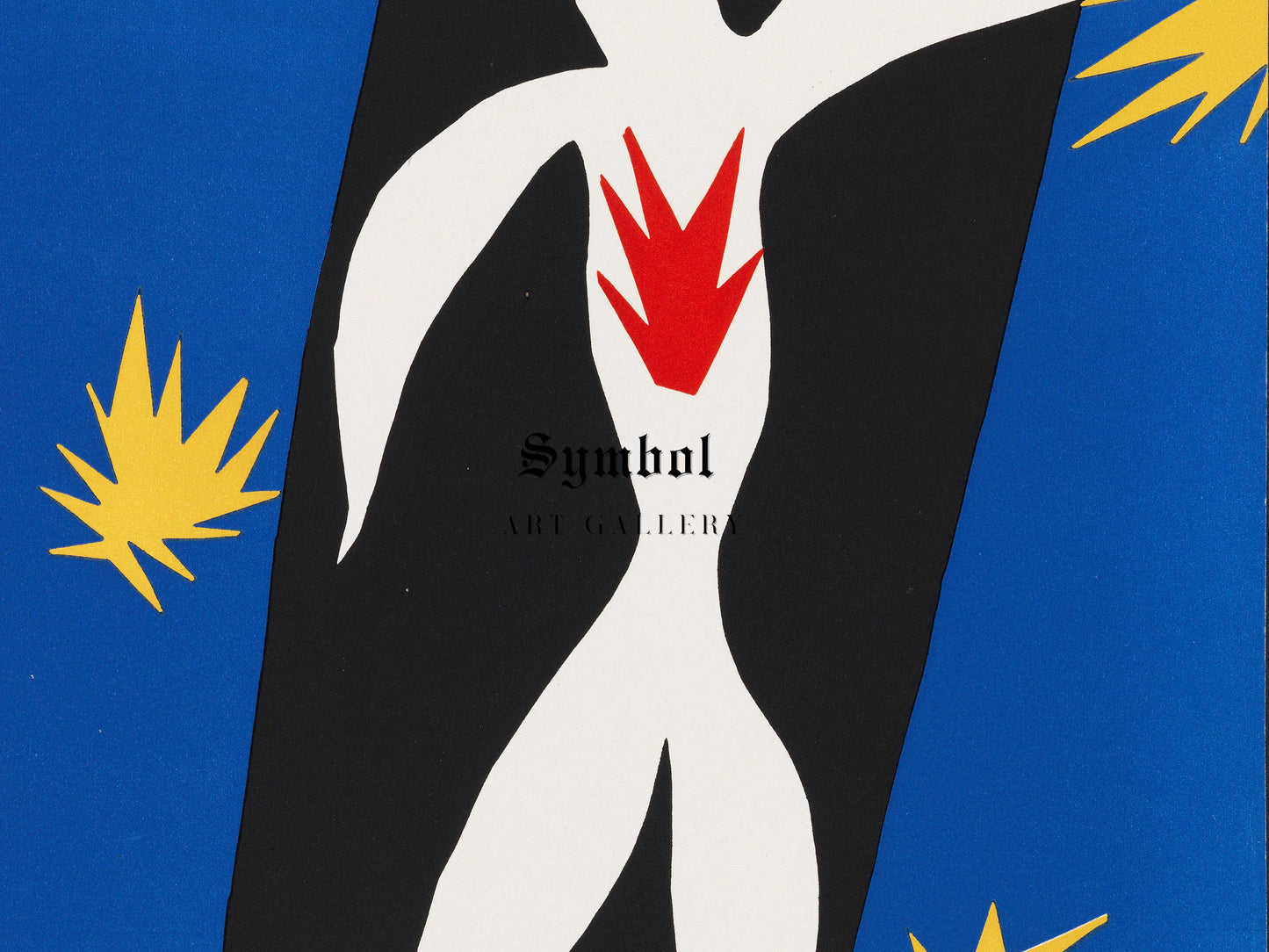 La Chute d'Icare by Henri Matisse 1943, Wall Art Print, Fine Art Reproduction, Museum Quality Decor, Poster