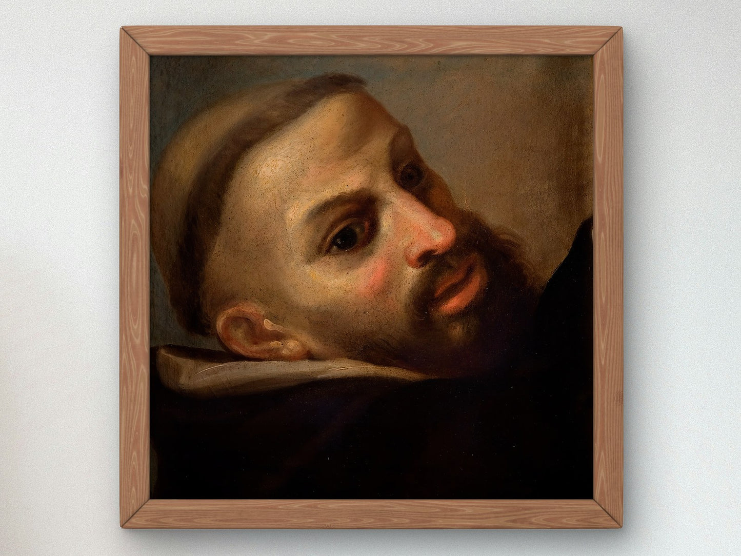 Saint Dominic's Head by Le Dominique 1600, Wall Art Print, Fine Art Reproduction, Museum Quality Decor, Poster
