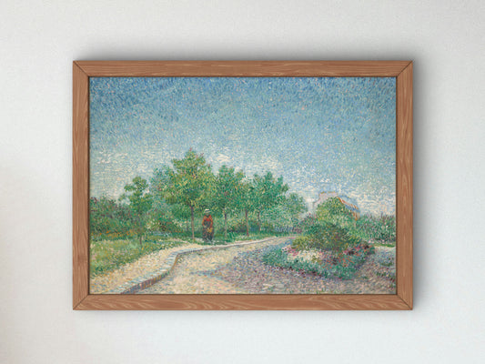 Square Saint Pierre, Paris by Vincent van Gogh 1887, Wall Art Print, Fine Art Reproduction, Museum Quality Decor, Poster
