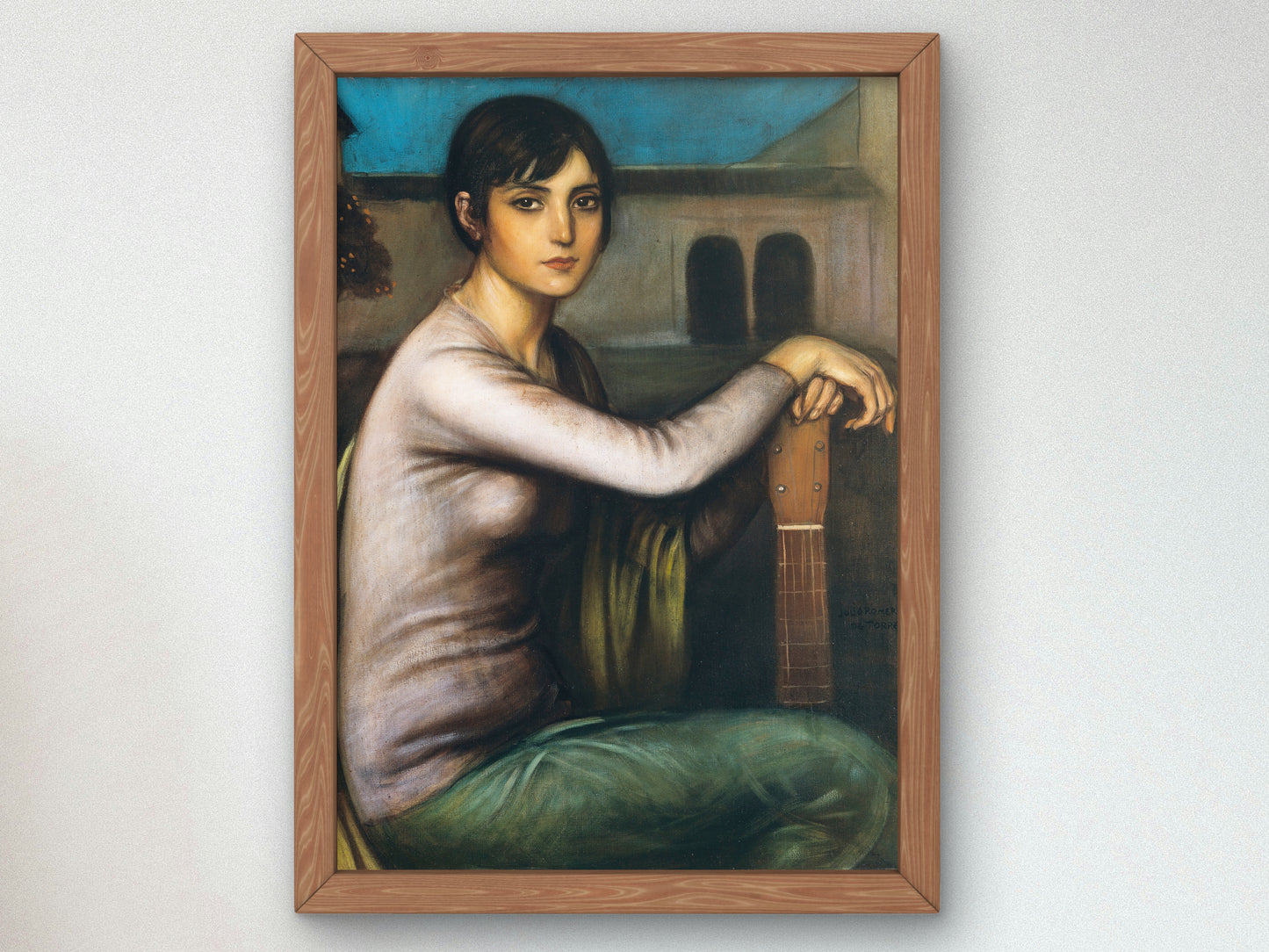 Andalusian Sadness by Julio Romero de Torres, Wall Art Print, Fine Art Reproduction, Museum Quality Decor, Poster