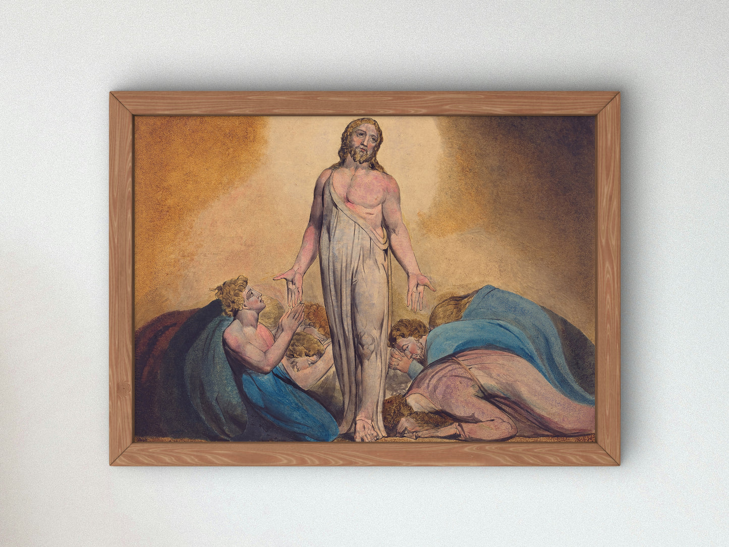 Christ Appearing to His Disciples After the Resurrection by William Blake 1795, Wall Art Print, Fine Art Reproduction, Museum Quality Decor