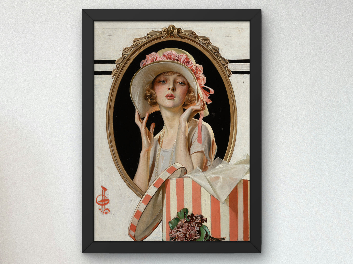 Easter by Joseph Christian Leyendecker 1922, Wall Art Print, Fine Art Reproduction, Museum Quality Decor, Poster