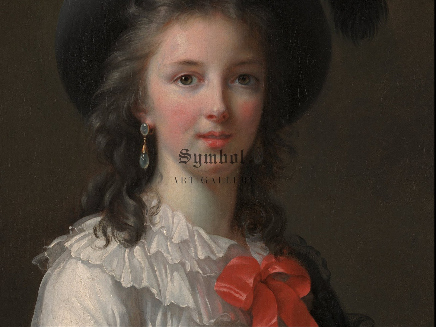 Self Portrait by Élisabeth Vigée Le Brun 1781, Wall Art Print, Fine Art Reproduction, Museum Quality Decor, Poster