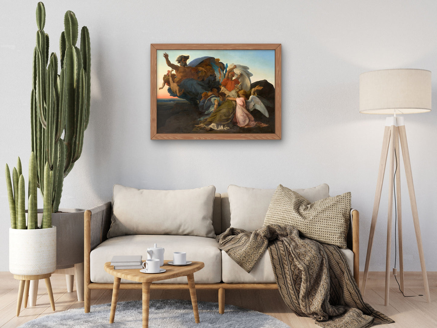 The Death of Moses by Alexandre Cabanel 1850, Wall Art Print, Fine Art Reproduction, Museum Quality Decor, Poster