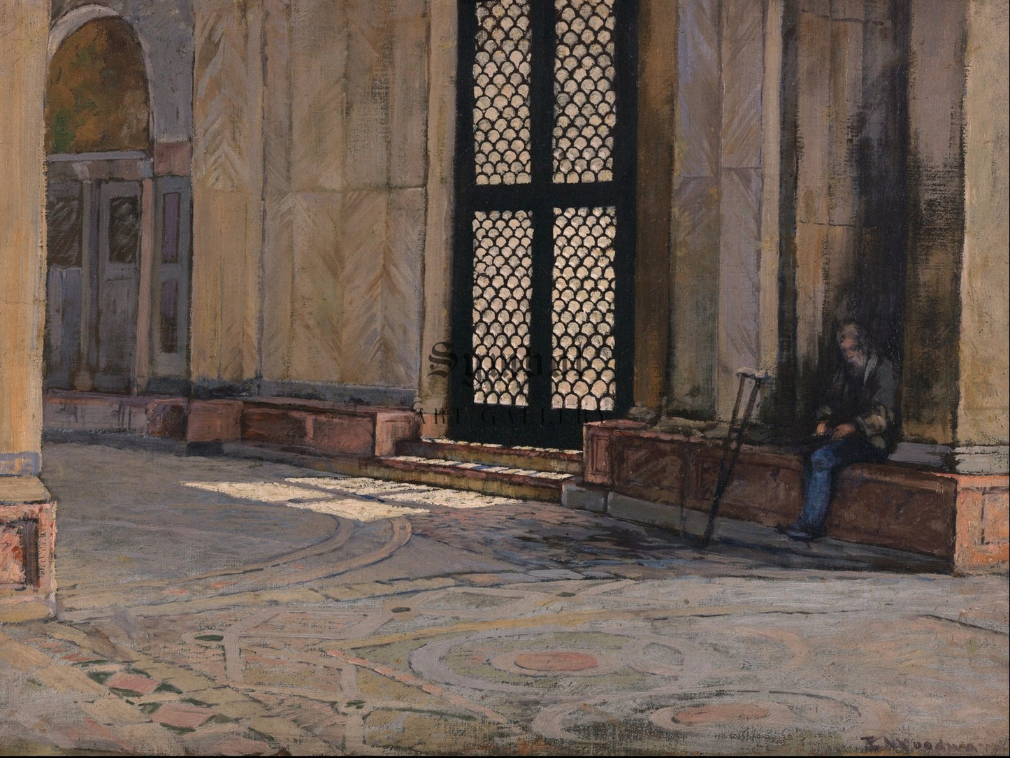 Room at the Alhambra by John Frederick Lewis 1873, Wall Art Print, Fine Art Reproduction, Museum Quality Decor, Poster