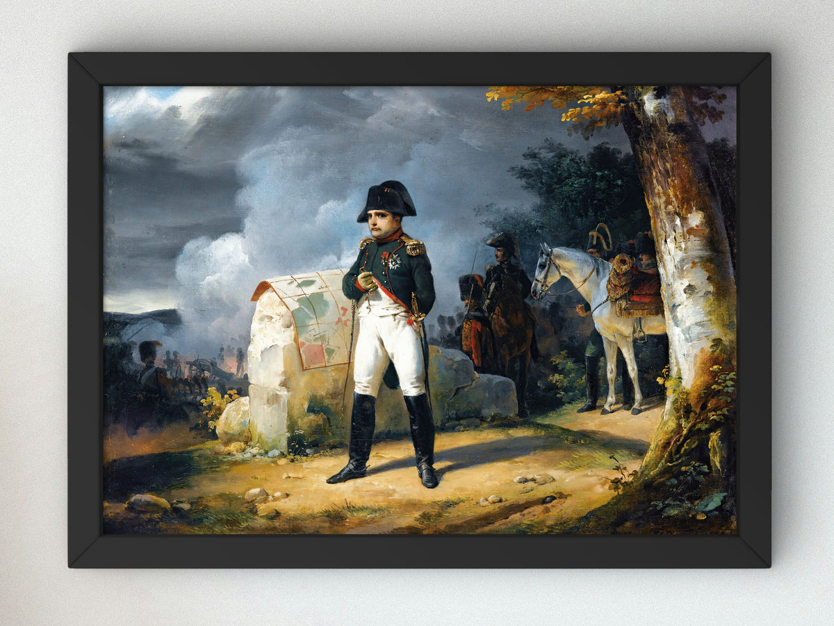Napoleon at Charleroi by Horace Vernet 1823, Wall Art Print, Fine Art Reproduction, Museum Quality Decor, Poster
