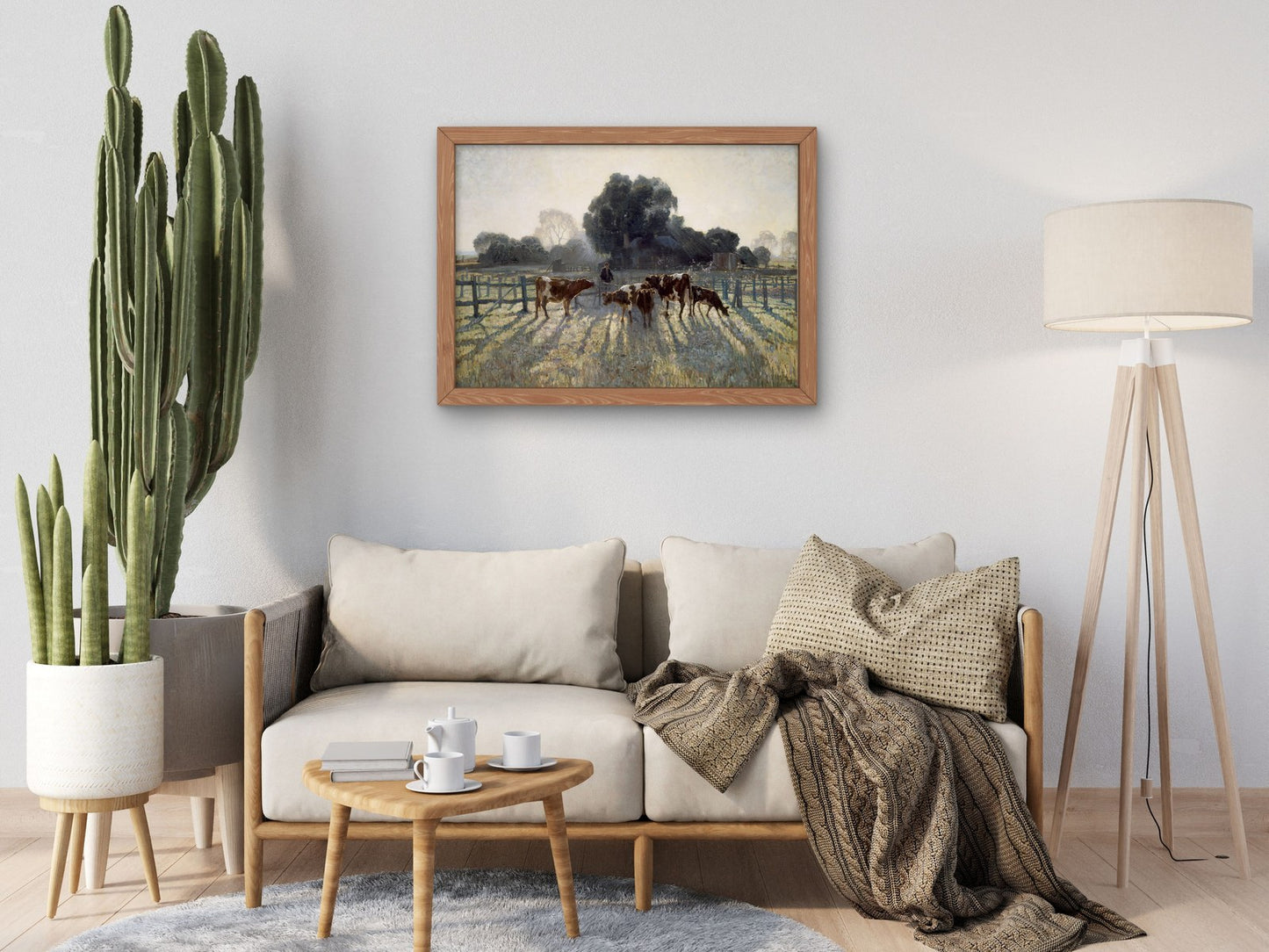 Spring Frost by Elioth Gruner 1919, Wall Art Print, Fine Art Reproduction, Museum Quality Decor, Poster