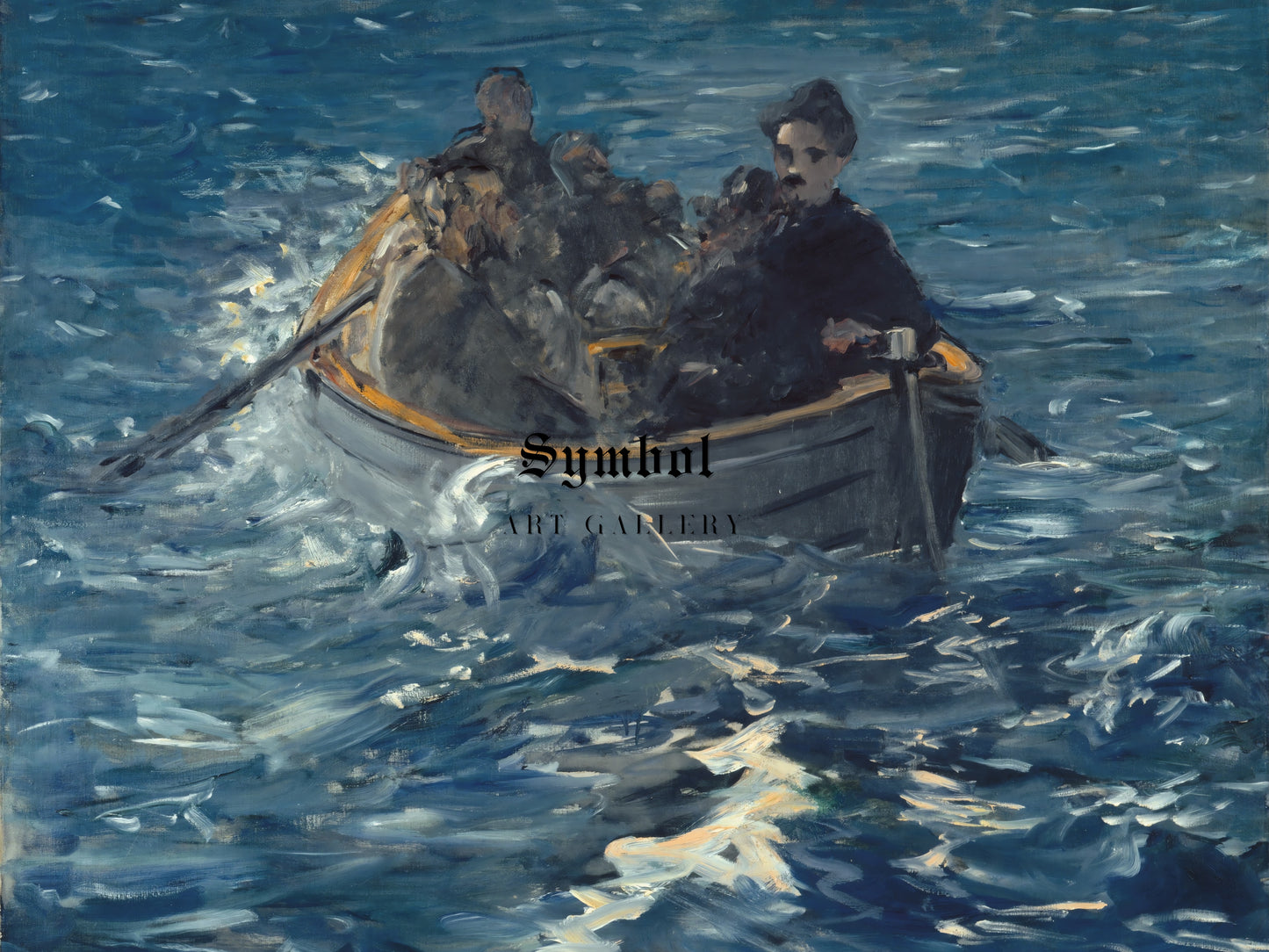 Rochefort's Escape by Édouard Manet 1881, Wall Art Print, Fine Art Reproduction, Museum Quality Decor, Poster