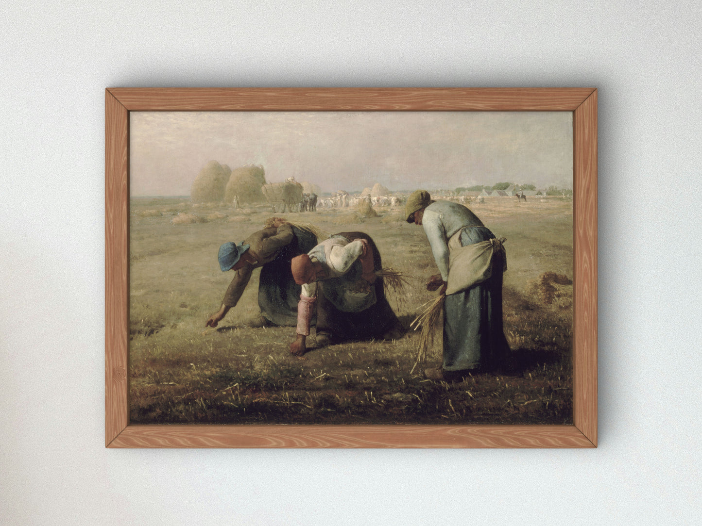 The Gleaners by Jean François Millet 1857, Wall Art Print, Fine Art Reproduction, Museum Quality Decor, Poster