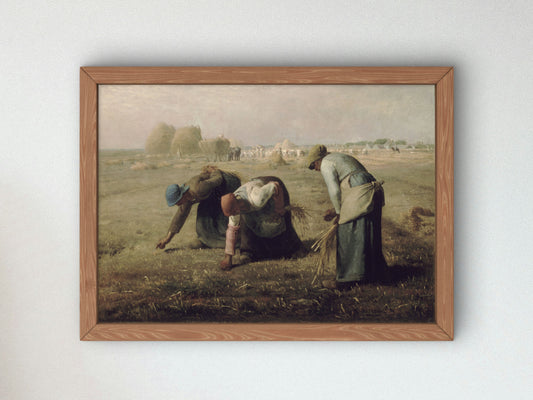 The Gleaners by Jean François Millet 1857, Wall Art Print, Fine Art Reproduction, Museum Quality Decor, Poster
