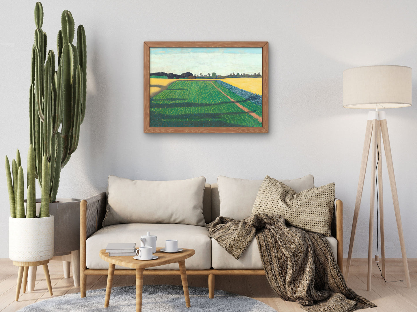 The Fields Plateau of Red Cross by Félix Vallotton 1914, Wall Art Print, Fine Art Reproduction, Museum Quality Decor, Poster