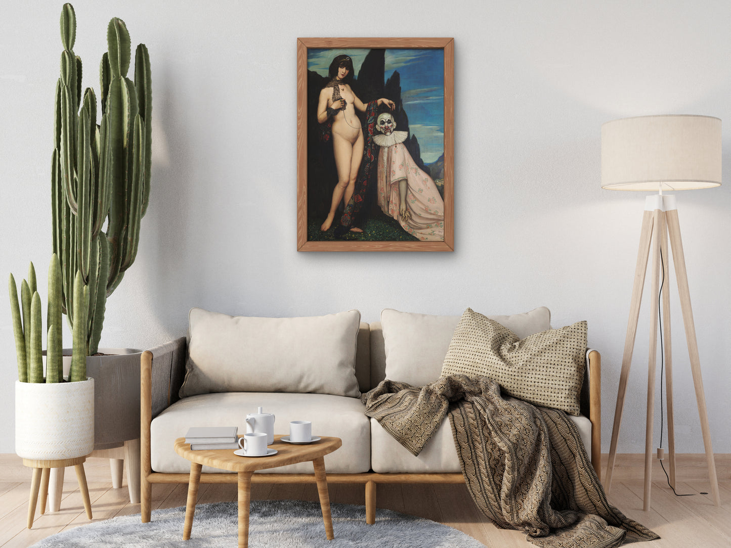 The Woman and the Puppet by Ángel Zárraga 1909, Wall Art Print, Fine Art Reproduction, Museum Quality Decor, Poster