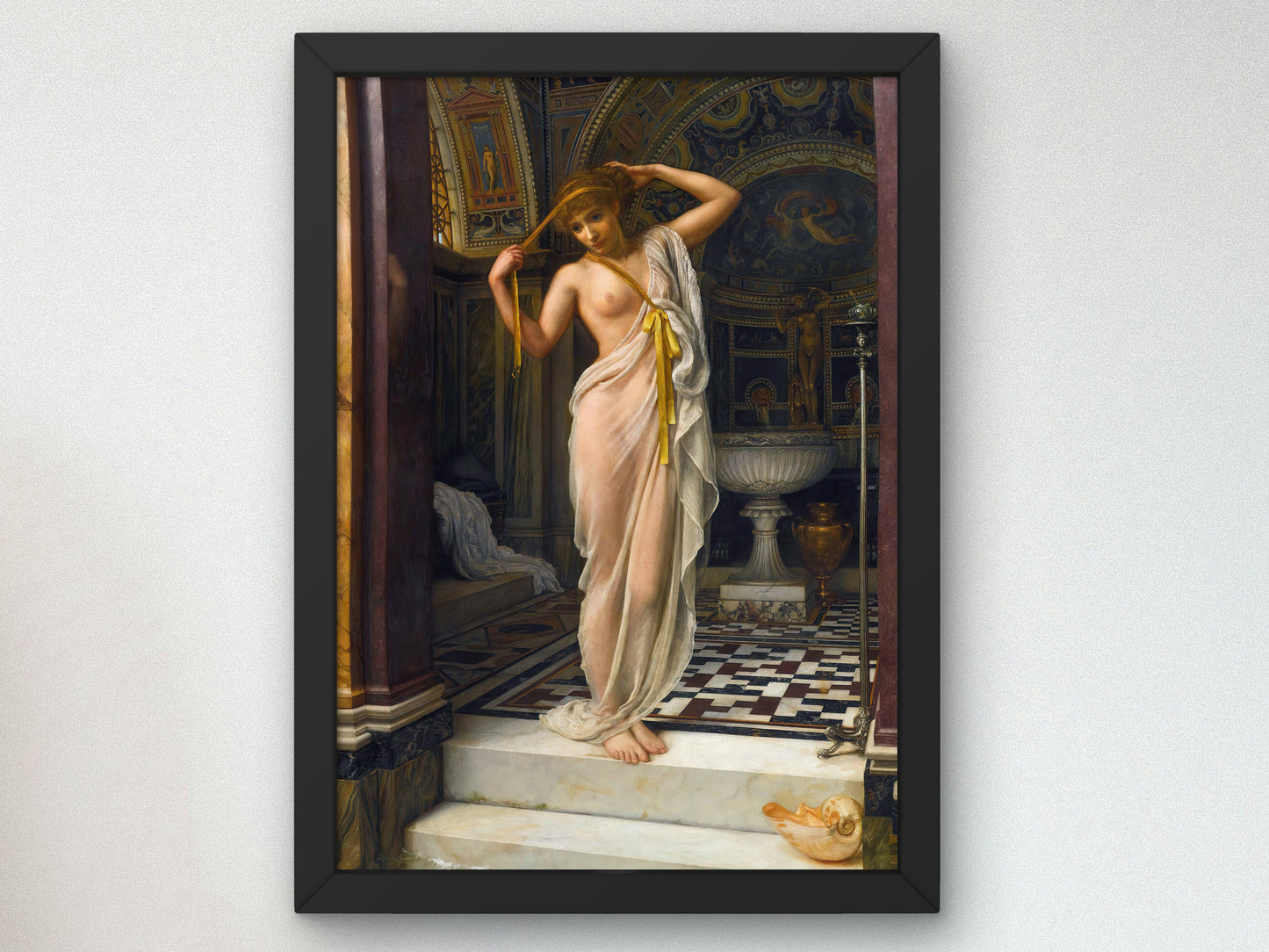 Diadumenè by Edward John Poynter 1893, Wall Art Print, Fine Art Reproduction, Museum Quality Decor, Poster