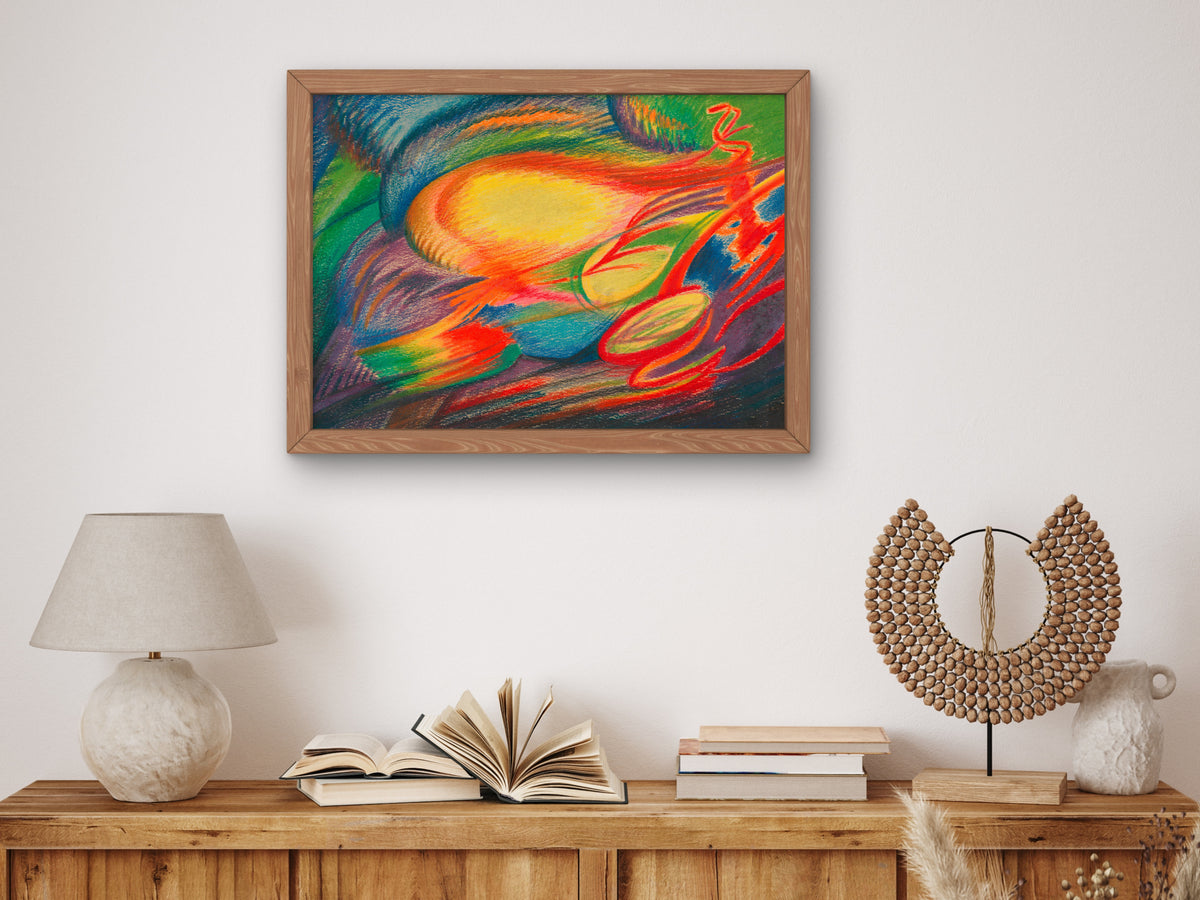 Allegro by Karl Wiener 1928, Wall Art Print, Fine Art Reproduction, Museum Quality Decor, Poster