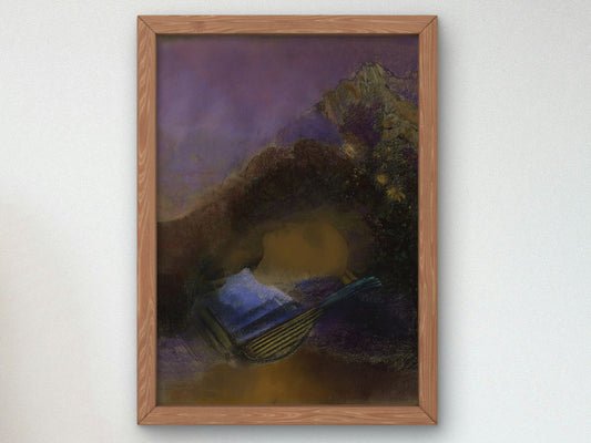 Orpheus by Odilon Redon 1903, Wall Art Print, Fine Art Reproduction, Museum Quality Decor, Poster