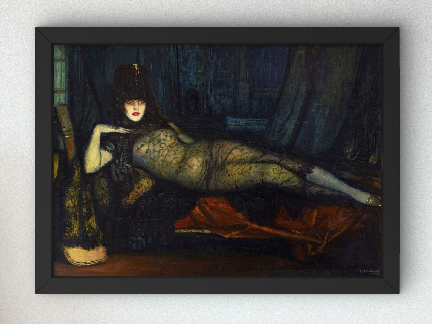 Maja Maldita by Federico Beltrán Masses 1918, Wall Art Print, Fine Art Reproduction, Museum Quality Decor, Poster