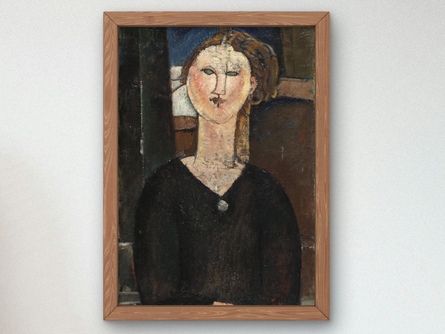 Antonia by Amedeo Modigliani, Wall Art Print, Fine Art Reproduction, Museum Quality Decor, Poster
