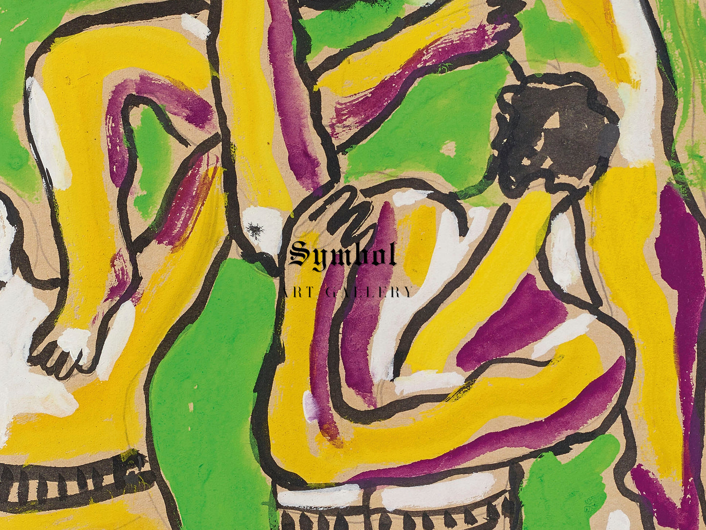 Acrobats by Fernand Léger 1950, Wall Art Print, Fine Art Reproduction, Museum Quality Decor, Poster
