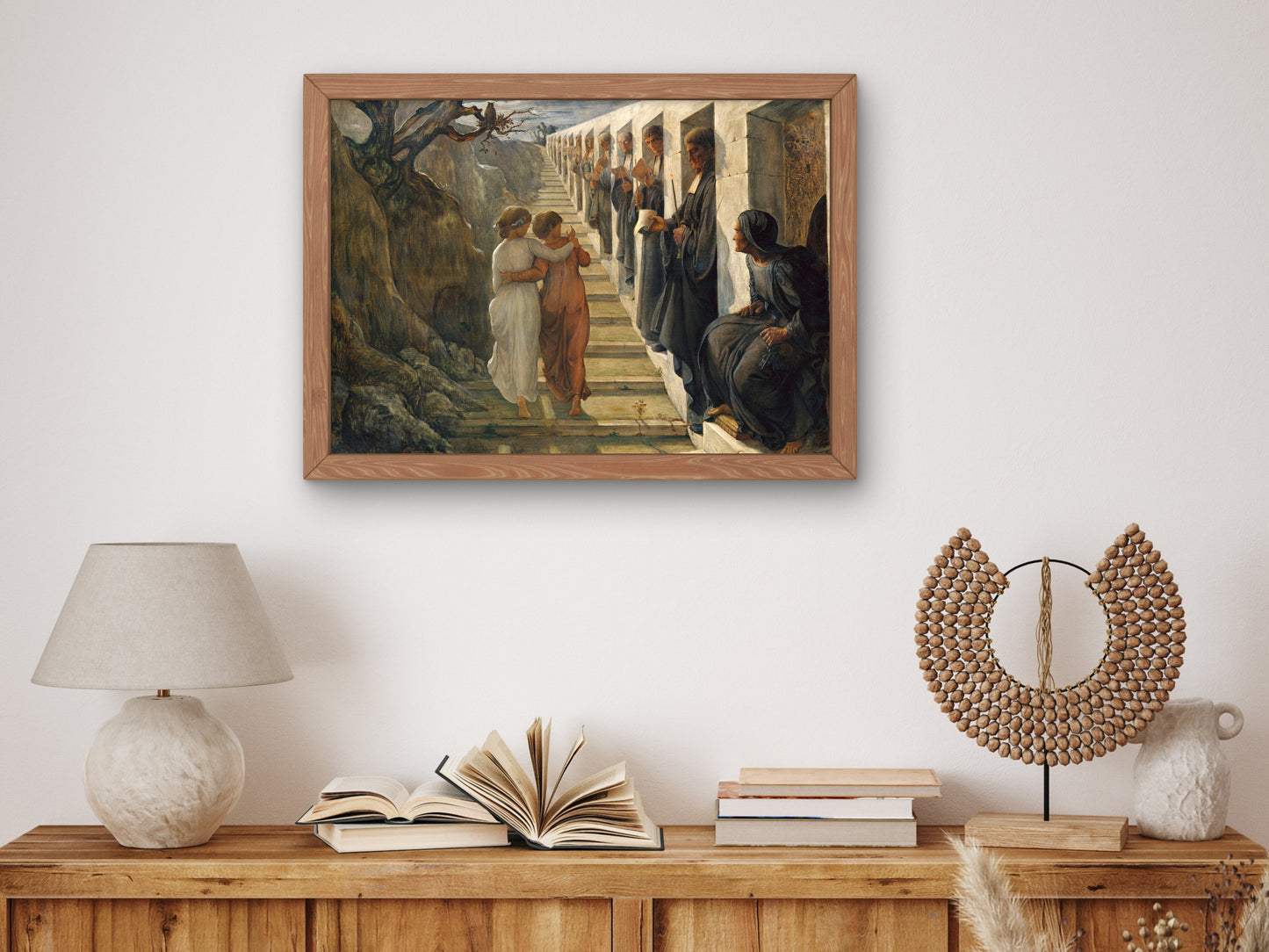 The Poem of the Soul The Bad Path by Louis Janmot, Wall Art Print, Fine Art Reproduction, Museum Quality Decor, Poster