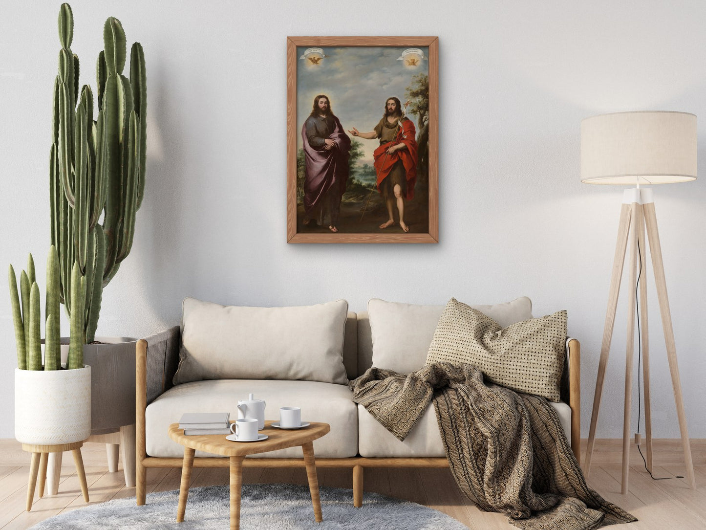 Behold the Lamb of God by Bartolomé Estéban Murillo 1655, Wall Art Print, Fine Art Reproduction, Museum Quality Decor, Poster