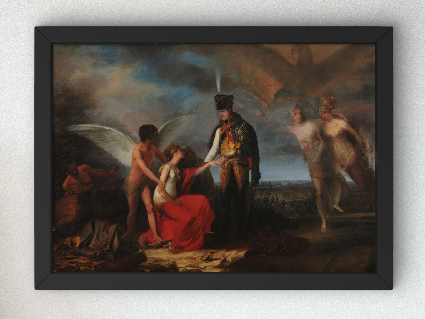 Junot Protecting the City by Domingos Sequeira 1808, Wall Art Print, Fine Art Reproduction, Museum Quality Decor, Poster