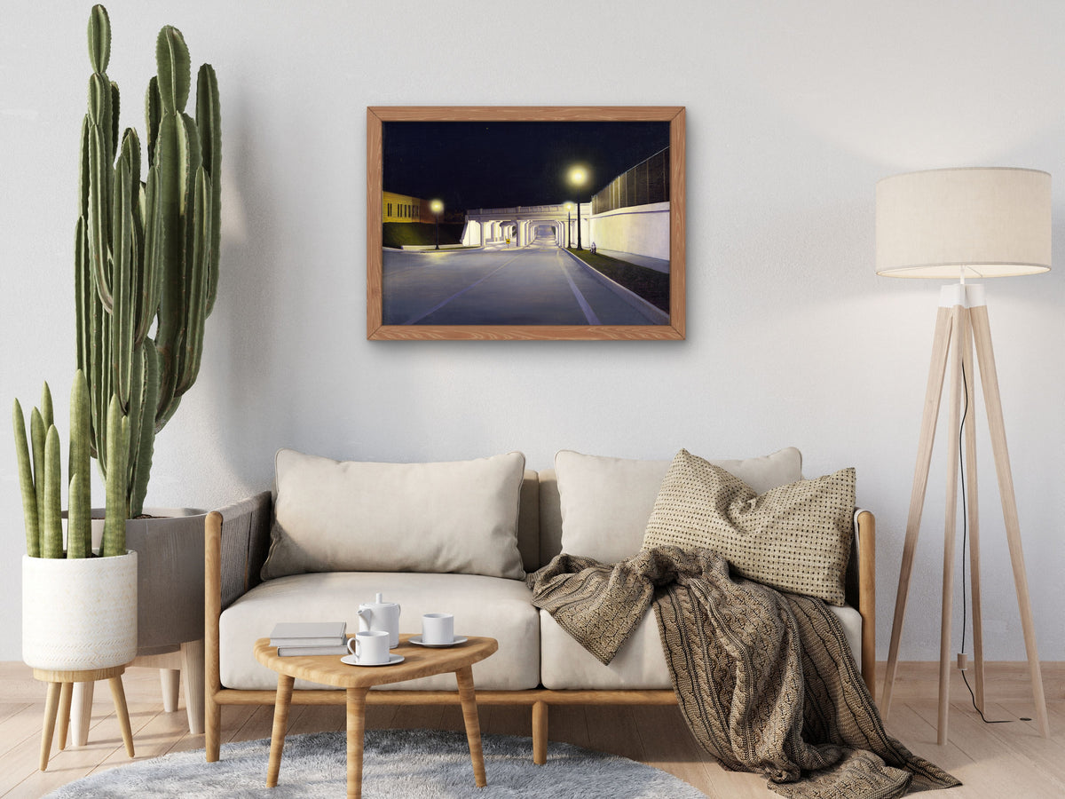 Underpass, New York by Unknown 1933, Wall Art Print, Fine Art Reproduction, Museum Quality Decor, Poster