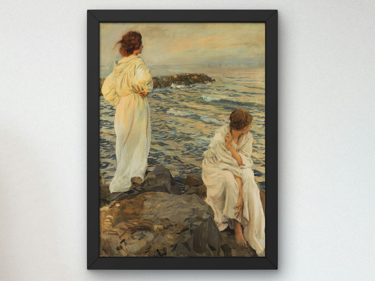 Ampio orizzonte by Ettore Tito 1910, Wall Art Print, Fine Art Reproduction, Museum Quality Decor, Poster
