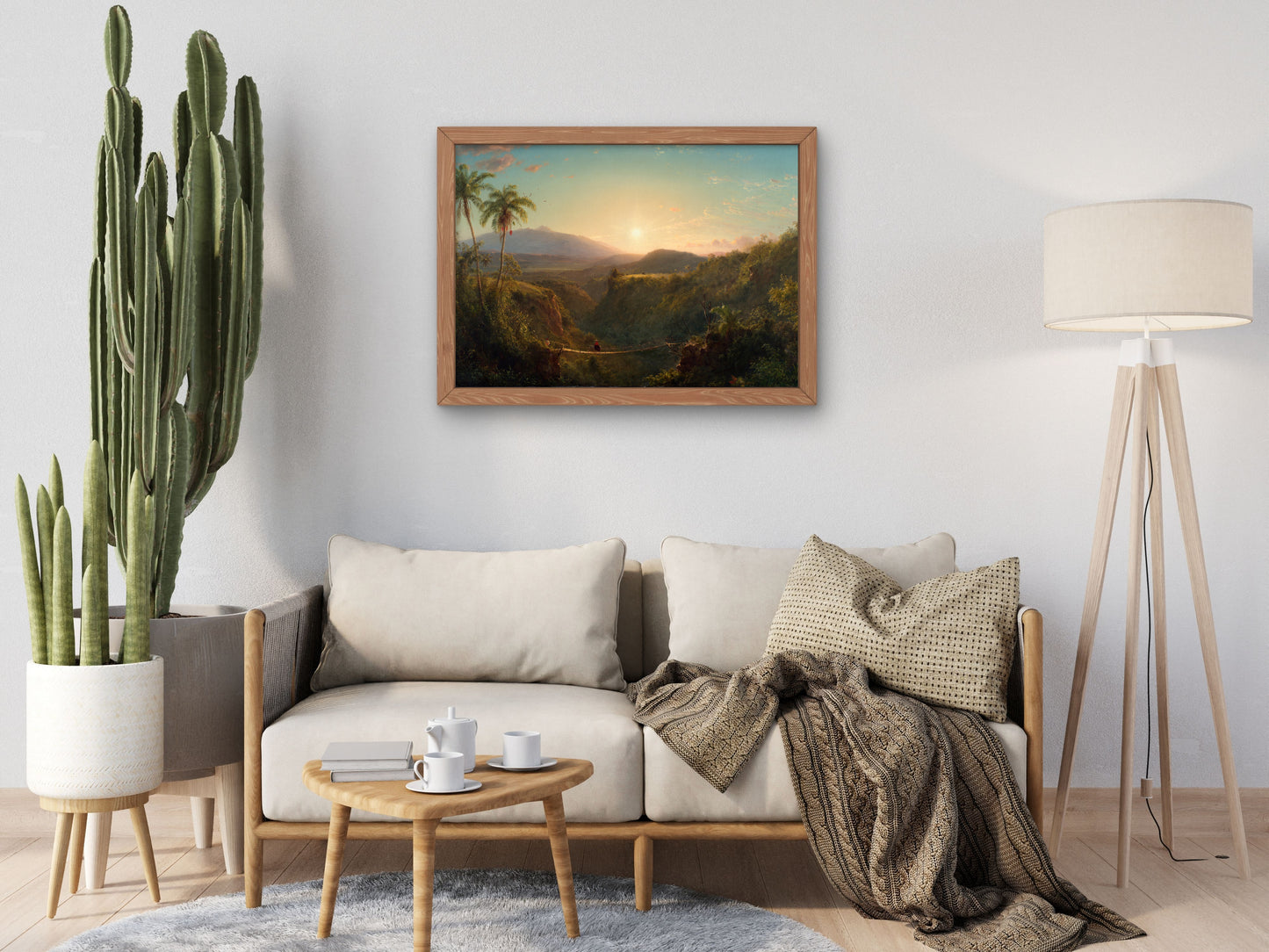 Pichincha by Frederic Edwin Church 1857, Wall Art Print, Fine Art Reproduction, Museum Quality Decor, Poster