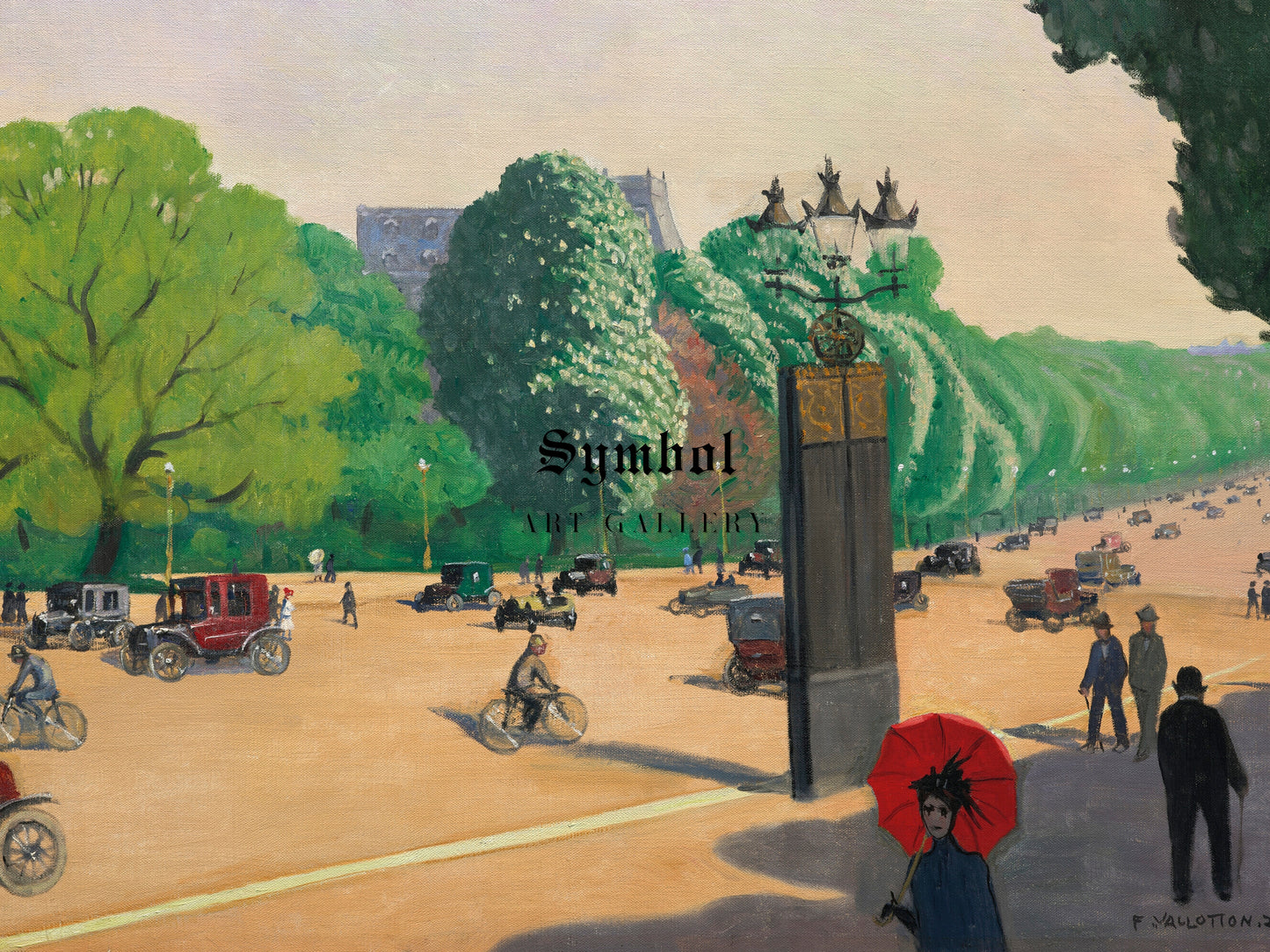 La Porte Dauphine by Félix Vallotton 1922, Wall Art Print, Fine Art Reproduction, Museum Quality Decor, Poster