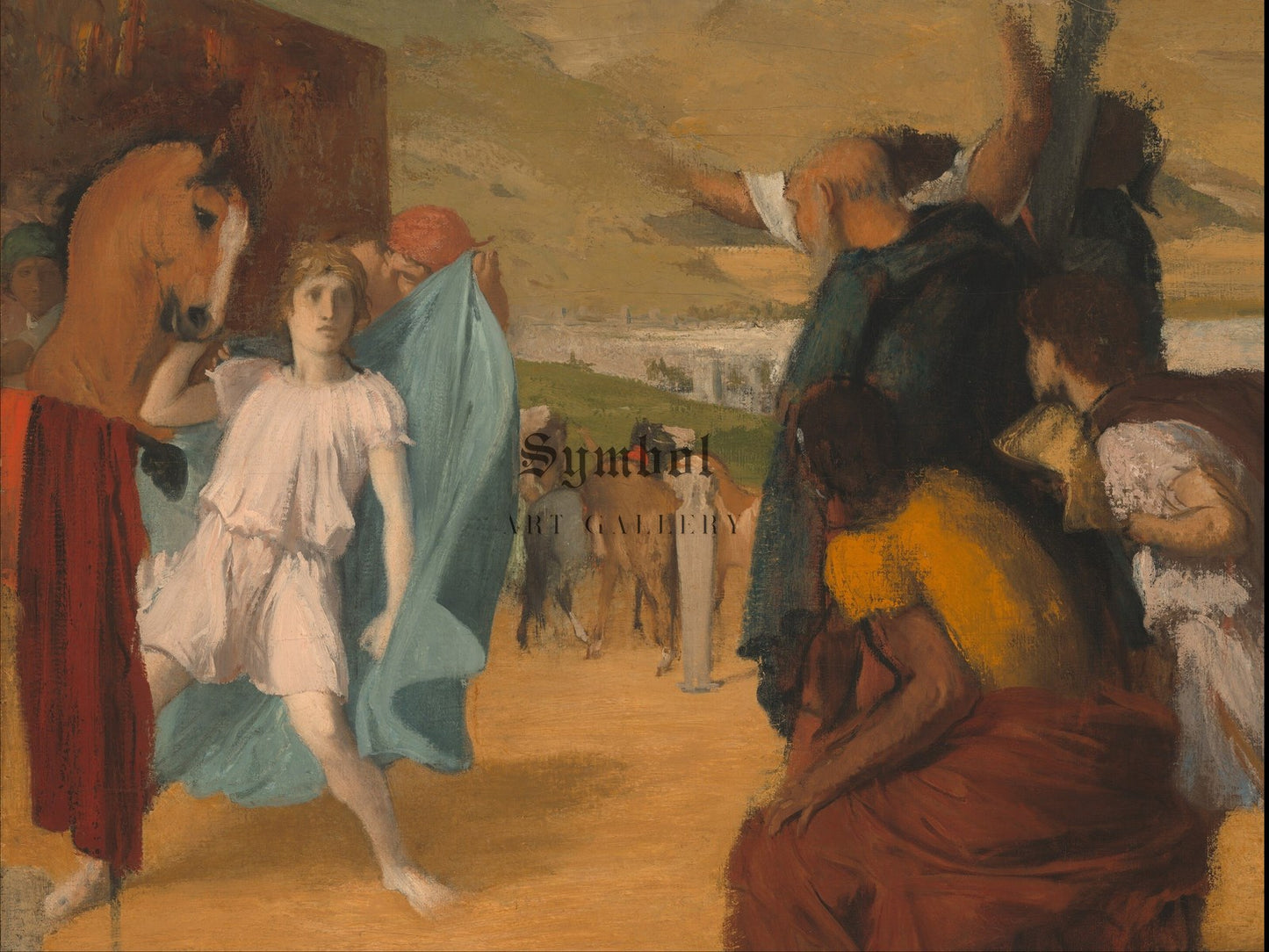 Alexander and Bucephalus by Edgar Degas 1862, Wall Art Print, Fine Art Reproduction, Museum Quality Decor, Poster