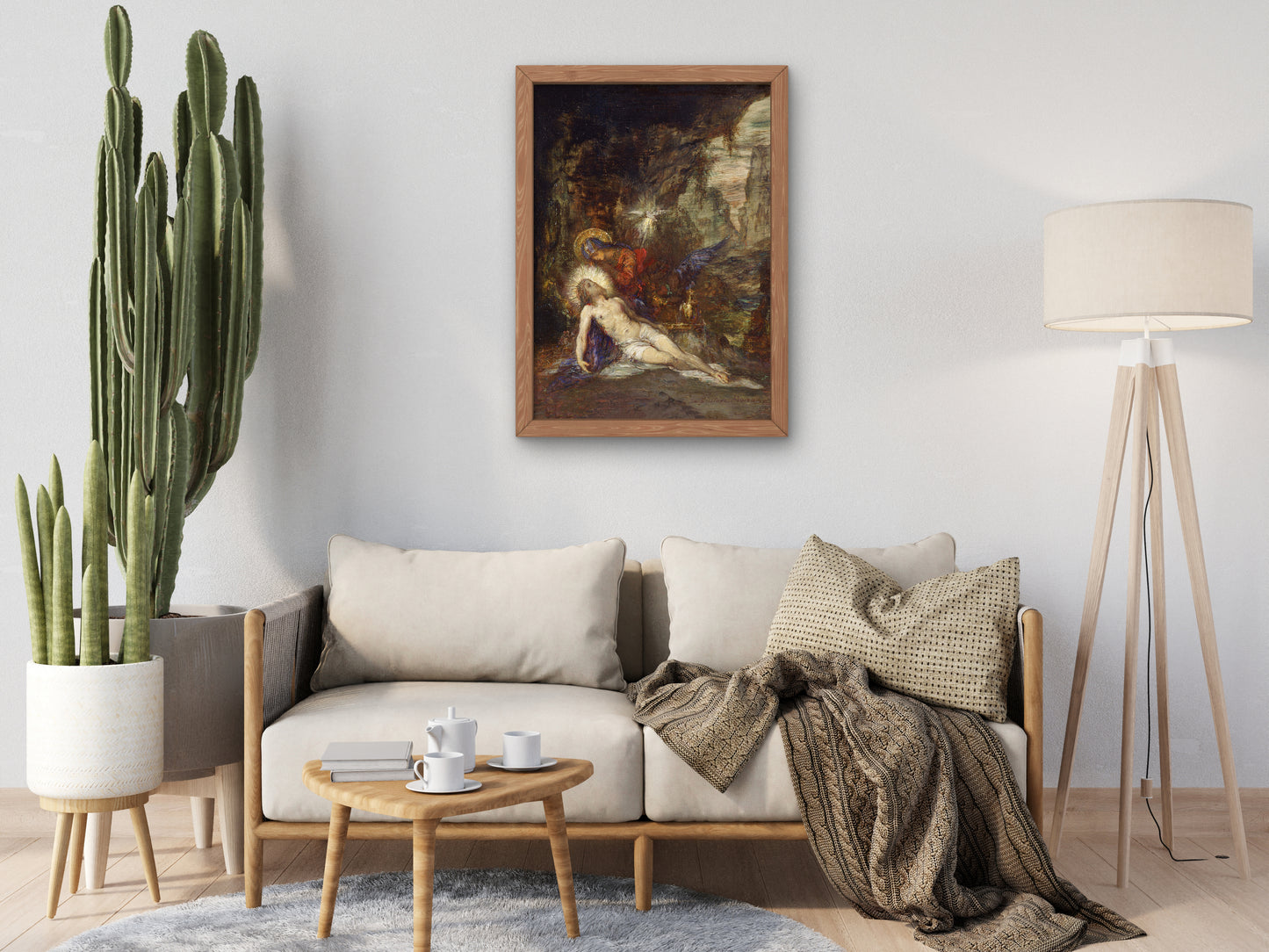 Pietà by Gustave Moreau 1876, Wall Art Print, Fine Art Reproduction, Museum Quality Decor, Poster