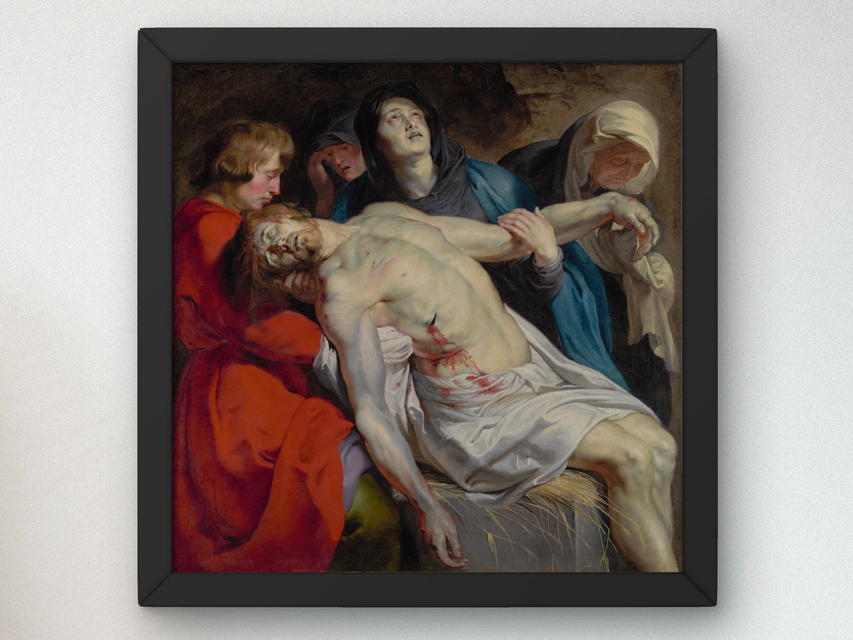 The Entombment by Peter Paul Rubens 1612, Wall Art Print, Fine Art Reproduction, Museum Quality Decor, Poster