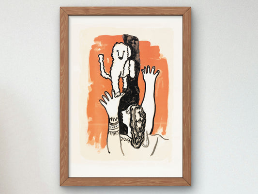 Circus V by Fernand Léger 1950, Wall Art Print, Fine Art Reproduction, Museum Quality Decor, Poster