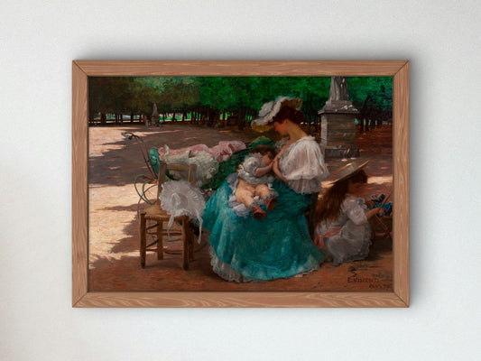 Maternity by Eliseu Visconti 1906, Wall Art Print, Fine Art Reproduction, Museum Quality Decor, Poster