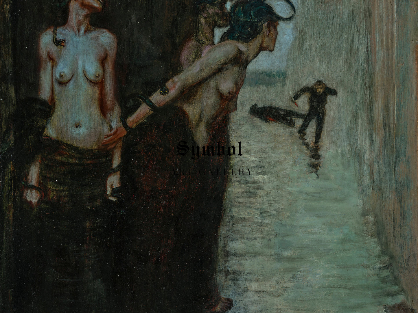 The Murderer by Franz von Stuck 1891, Wall Art Print, Fine Art Reproduction, Museum Quality Decor, Poster