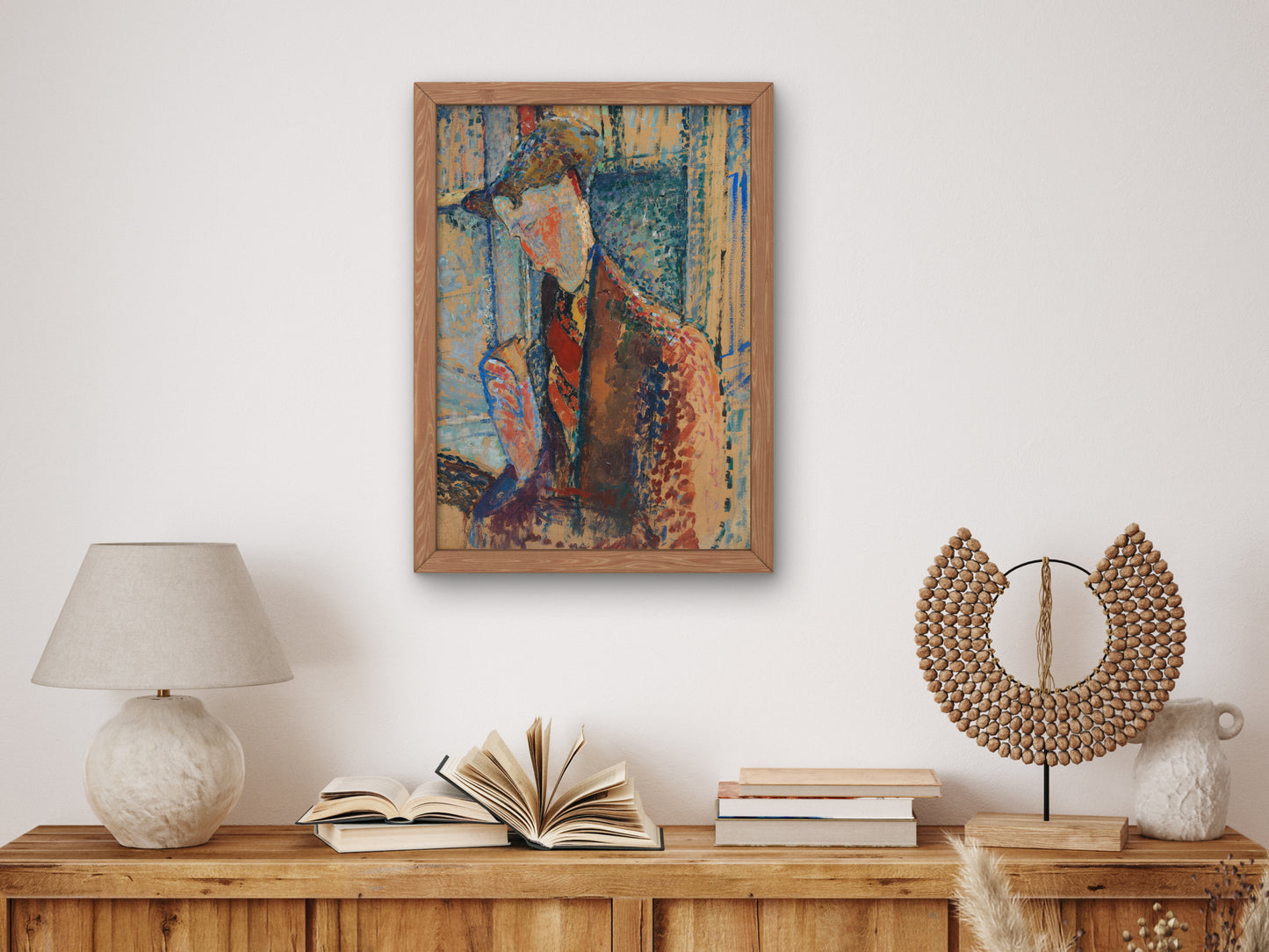 Reverie, Study for the Portrait of Frank Burty Haviland by Amedeo Modigliani 1914, Wall Art Print, Fine Art Reproduction, Museum Quality