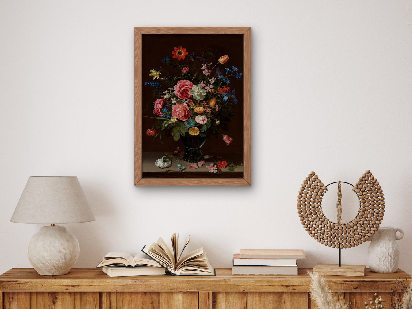 A Bouquet of Flowers by Clara Peeters 1612, Wall Art Print, Fine Art Reproduction, Museum Quality Decor, Poster
