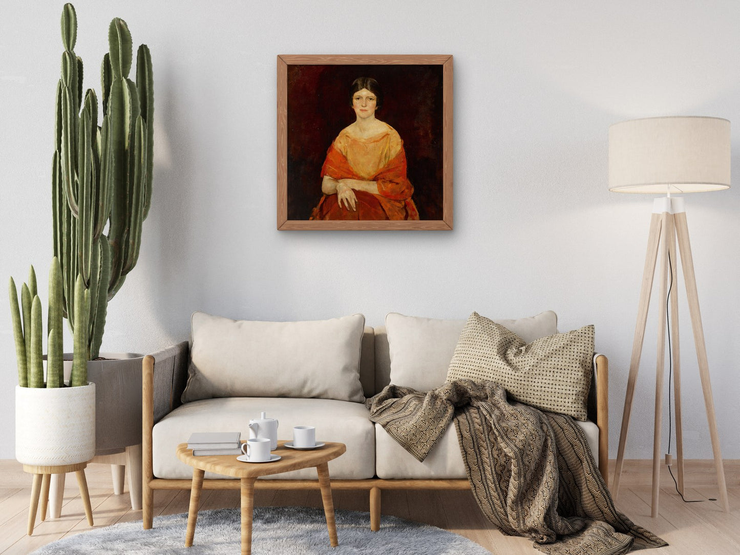 Young Woman in Yellow by Charles Webster Hawthorne 1922, Wall Art Print, Fine Art Reproduction, Museum Quality Decor, Poster