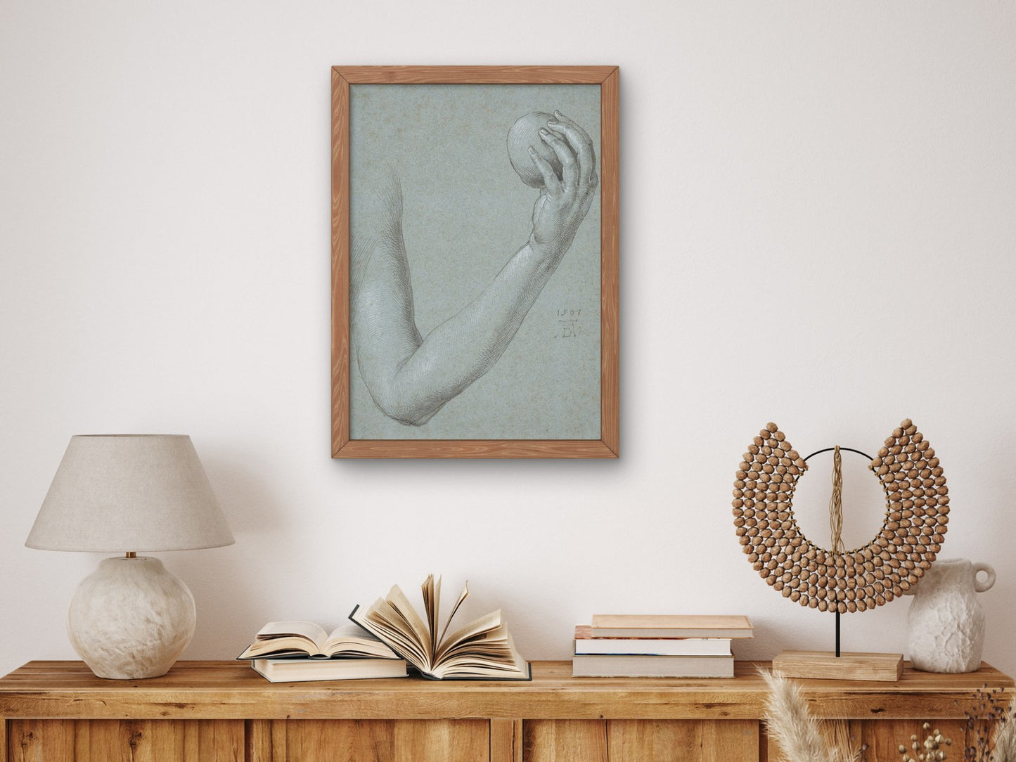 Arm of Eve by Albrecht Dürer 1507, Wall Art Print, Fine Art Reproduction, Museum Quality Decor, Poster